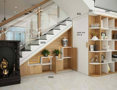 Tổng Hợp 1 Số Mẫu Nội Thất Góc Cầu Thang