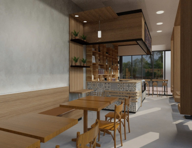 Mẫu Thiết Kế Cà Phê Sân Vườn